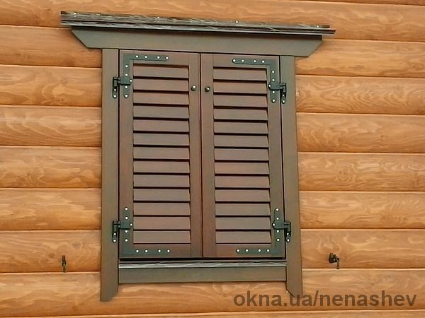 Изготовление ставень на окна своими руками