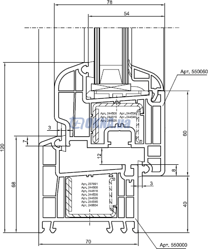 REHAU Brilliant-Design профили.