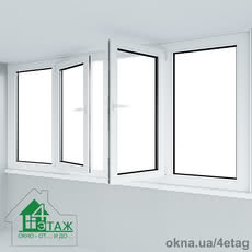 Застеклить лоджию 3000*1450 с установкой