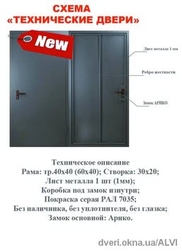 Техническая дверь