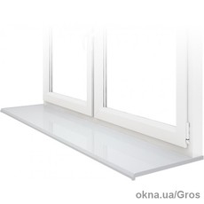 Подоконник DANKE Белый глянец 350мм