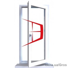 Окно поворотно-откидное WDS 600х600