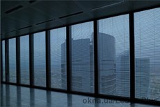 Жалюзі вмонтовані в склопакет