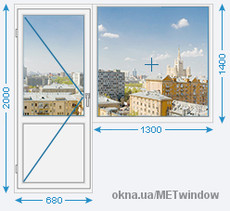 Балконный блок REHAU BRILLIANT