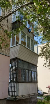 Балкон с выносом в Киеве
