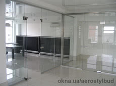 Стеклянные перегородки