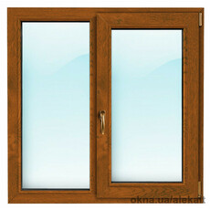 Окно ламинированное Steko, 1300*1400 мм, S500