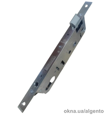 Замок для ПВХ дверей одноточковий 35-92 Akpen під натискний гарнітур із фалевою засувкою та ригелем