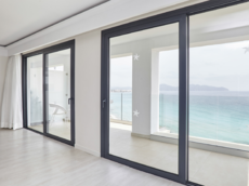 Панорамнные алюминиевые окна