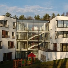 Фасадное остекление из алюминиевого профиля