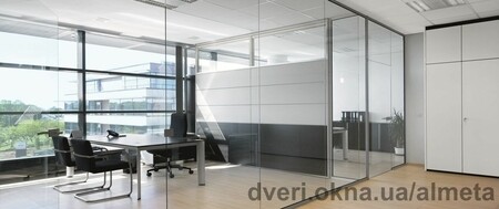 Стеклянные перегородки