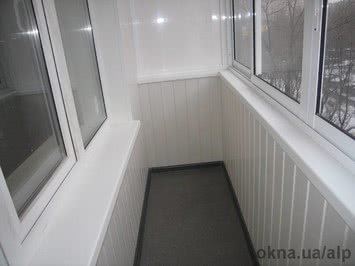 Обшивка балкона внутри в Николаеве