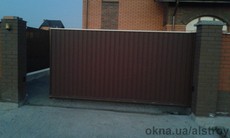 Откатные ворота с автоматикой