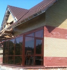 Зимний сад из профиля KMD