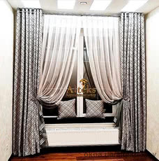 Штора на люверсах