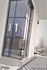 Cтоечно-ригельные фасады.