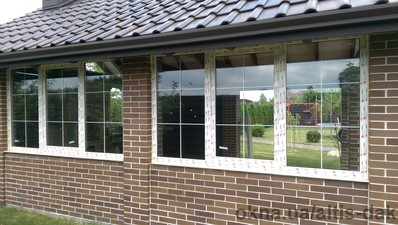 Окна с вставками в стеклопакете (шпросом) &mdash; ДАК