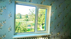 Окно двухчастное Rehau