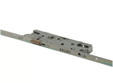 Дверной многозапорный замок FUHR 856 F16/35/92/8мм, 4 ролика, цапфы, серебро