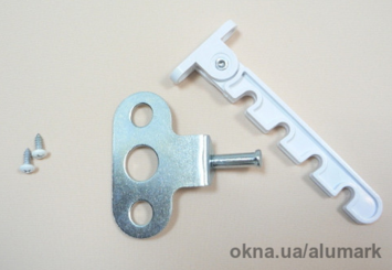 Ограничитель открывания окна (гребёнка) Белая