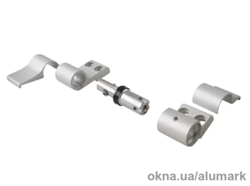 Петля для алюмінієвих дверей GIESSE DOMINA HP NEW 2-х секційна, міжосьова 62,5 мм, без кріплення Петля для алюмінієвих дверей GIESSE DOMINA HP NEW 2-х секційна, міжосьова 62,5 мм, без кріплення