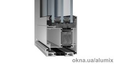 Алюминиевое окно из теплого Alutech ALT W62