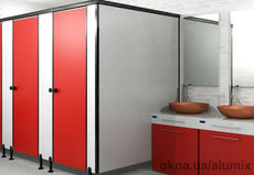 Сантехническое перегородка Alutech ATL118