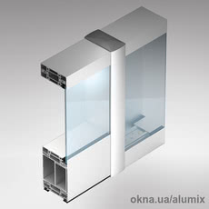 Алюминиевая перегородка Alutech ATL110