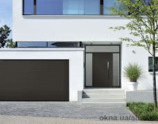 Ворота автоматические гаражные секционные Алютех