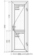 Двери 675х2050