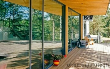Дом с панорамным остеклением &mdash; ALUTECH