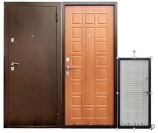 двери входные метал мдф