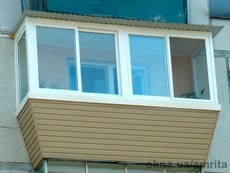 Балкон под ключ, остекление балкона