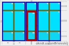 Офисная перегородка Trocal 58.