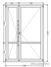 Входная дверь металлопластиковая
