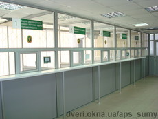 Перегородки алюминиевые