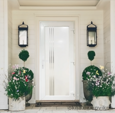 Вхідні двері Модель L07 (біла)