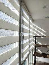 Тканинні ролети «День–Ніч» на пластикові вікна