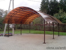 навесы и беседки из поликарбоната