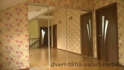 Двери раздвижные зеркальные межкомнатные &mdash; Art-Mebely