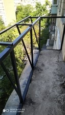 Сварка перил балкона с выносом 30см &mdash; 