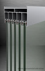 Z 400 раздвижной стеклянный балкон