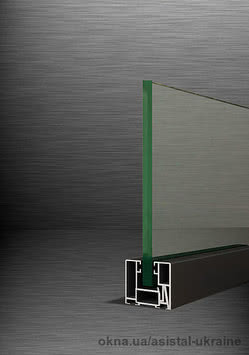 Алюминиевые офисные перегородки с одним стеклом İNTERNO 42
