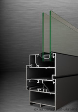 Алюминиевые оконные системы без теплоизоляции С 55