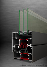 Алюминиевые оконные системы с теплоизоляцией THS 78