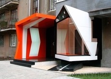 Алюминиевая профильная система для навеса композитных панелей