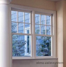 Канадские подъемные окна из дерева.