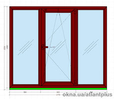Окно Veka с наружной ламинацией