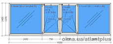 Купить лоджию OpenTeck 4300х1400