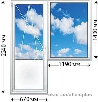 Купить балконный блок недорого, Киев